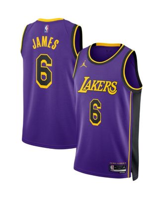 Men's Los Angeles Lakers No23 LeBron James Blue 2020 NBA All-Star Game Swingman Finished Jersey