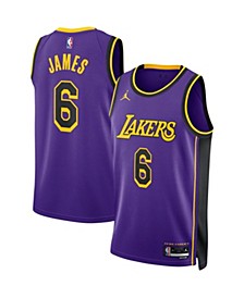 Men's Fanatics Branded LeBron James Heathered Purple Los Angeles Lakers Hoodie Tri-Blend T-Shirt