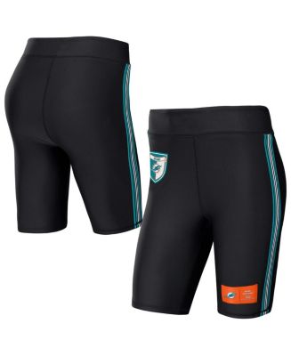 WEAR by Erin Andrews Women's Black Miami Dolphins Biker Shorts