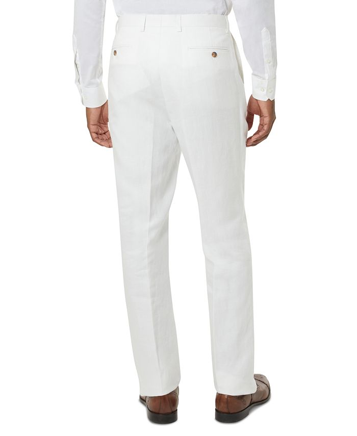 Tayion Collection Men's Classic-Fit Linen Suit Pants - Macy's