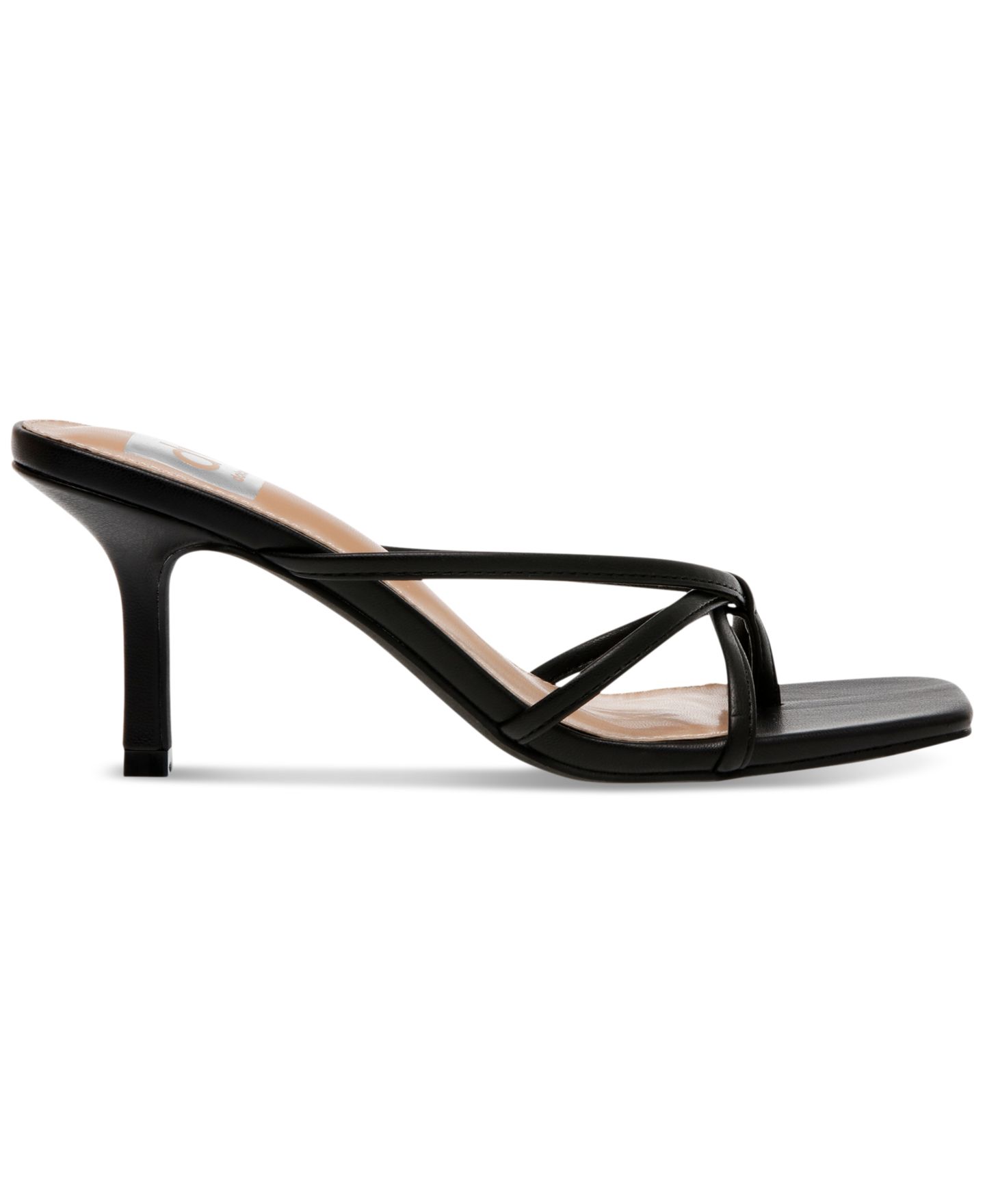 Женские сандалии DV Dolce Vita Zini Strappy Stiletto Heel Dress Sandals, цвет: Чёрный — фото 2