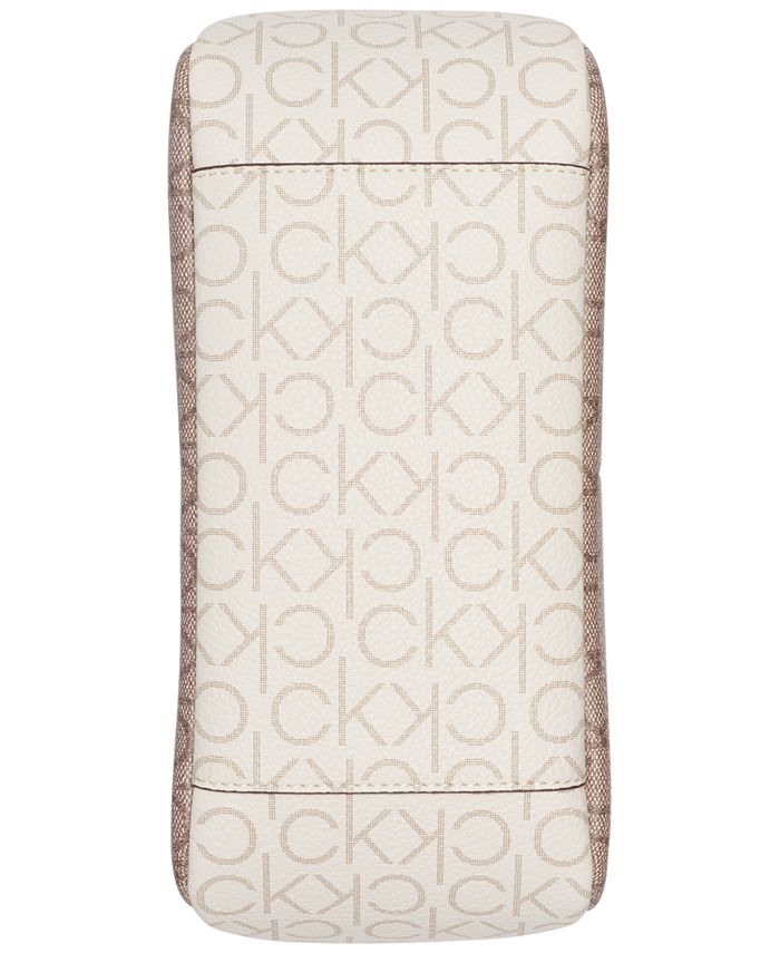 Calvin Klein Zoe Signature Colorblock Crossbody with Pouch Macy's