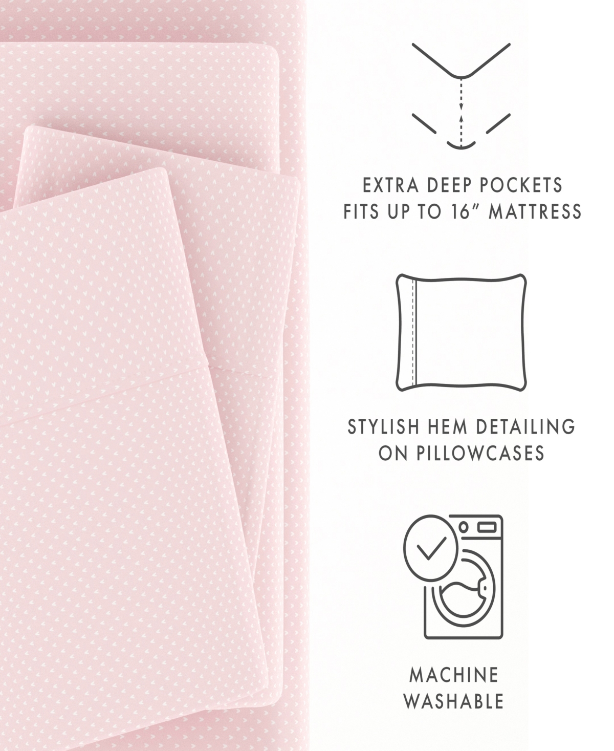 The Boho & Beyond Premium Ultra Soft Pattern 4 Piece Bed Sheet Set by Home Collection -