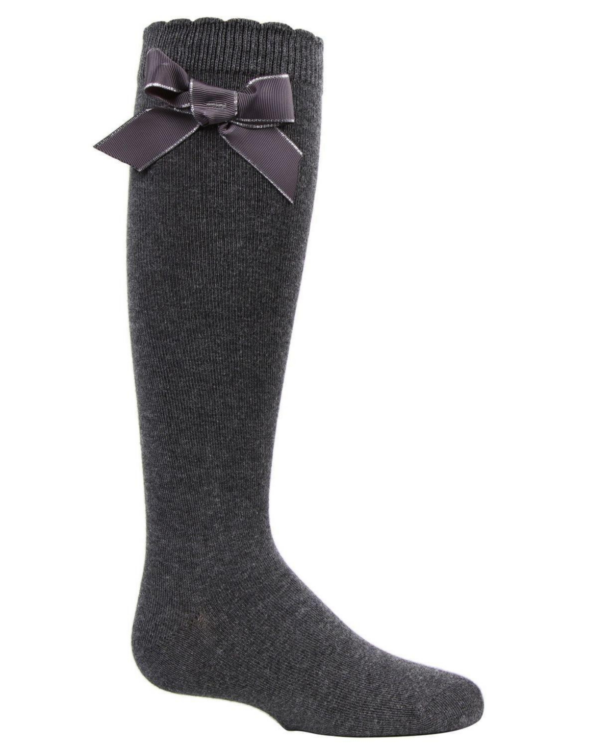 MeMoi Little Girls Sweet Bow Cotton Blend Knee High Socks