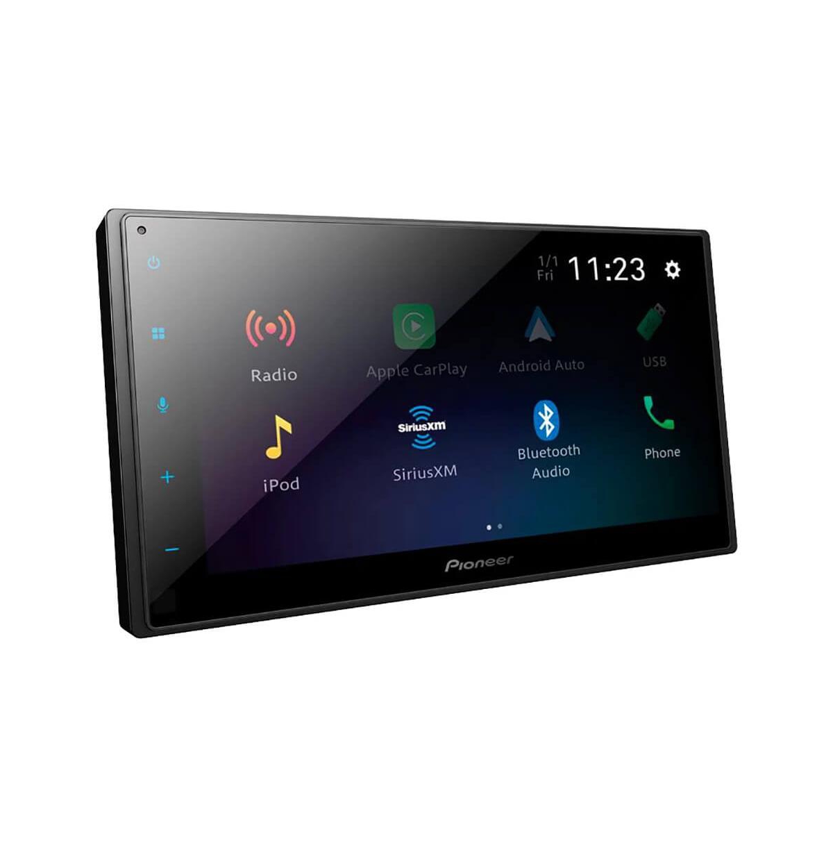 Pioneer 6.8 Inch Capacitive Glass Touchscreen, Bluetooth, Back-up Camera Ready Digital Media Receiver In Black
