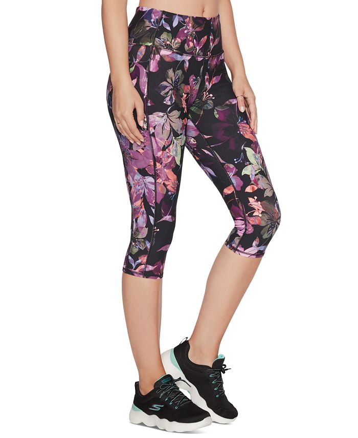 Skechers Women's GOFLEX® Ultra Violet High-Rise Capri Leggings - Macy's