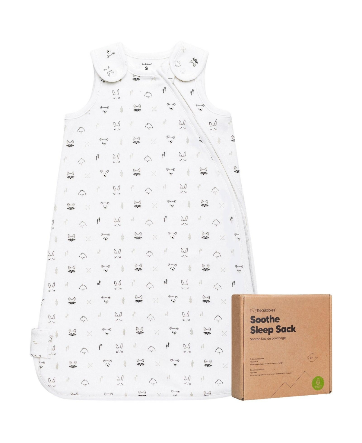 Keababies Organic Baby Sleep Sack Wearable Blanket, Baby Sleeping Bag 0-24 Months, Baby Sleep Sacks (keastory)