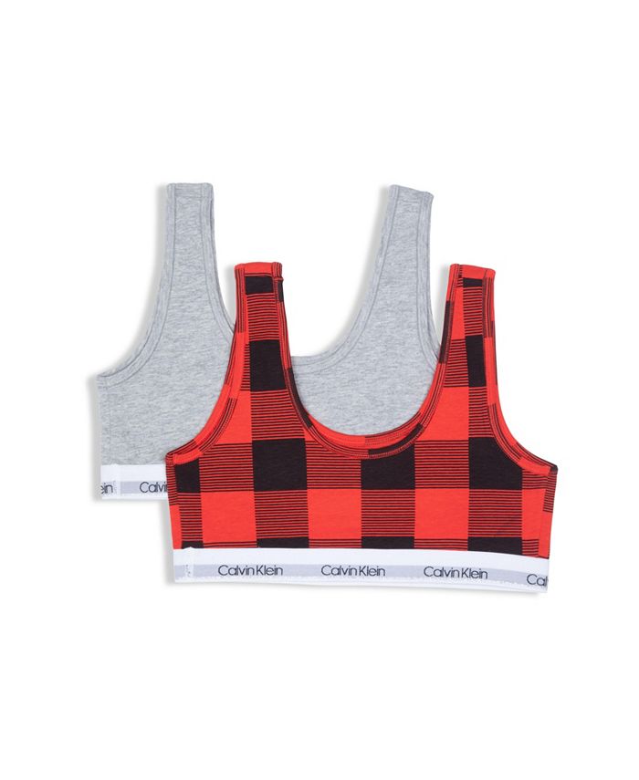 Calvin Klein Big Girls Bralette, Pack of 2 Macy's