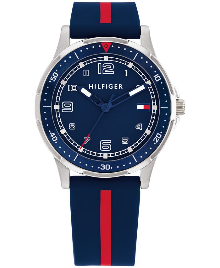 Tommy Hilfiger Kid s Multifunction Navy Silicone Strap Watch 34mm