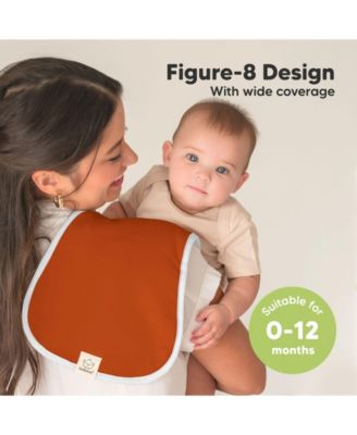 5pk Urban Baby Burp Cloths, Organic Burping Cloth for Babies, Burp Rags for Baby Girls, Boys