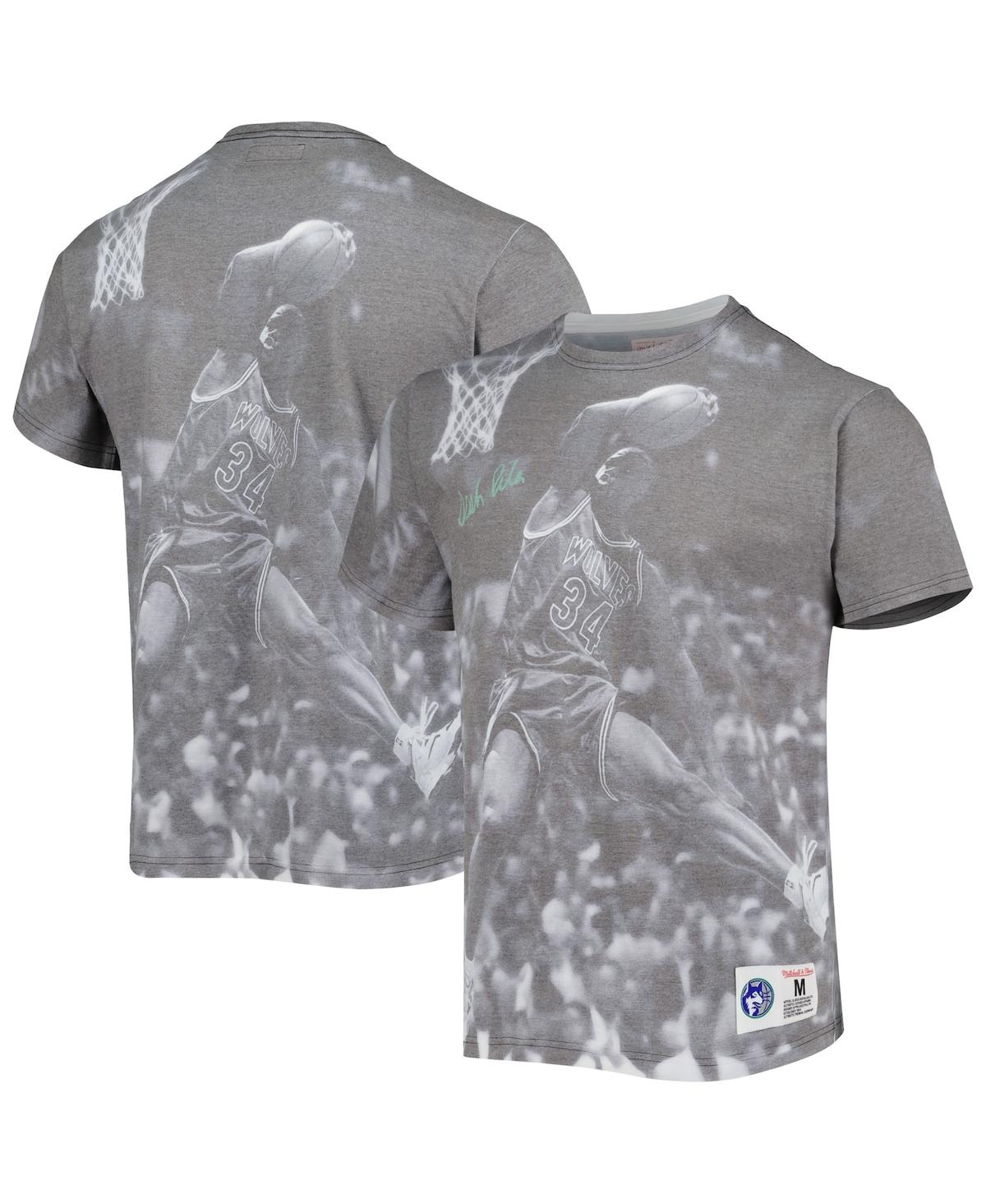 Mitchell & Ness Men's  Isaiah Rider Heather Gray Minnesota Timberwolves Above The Rim T-shirt In Heather Gray