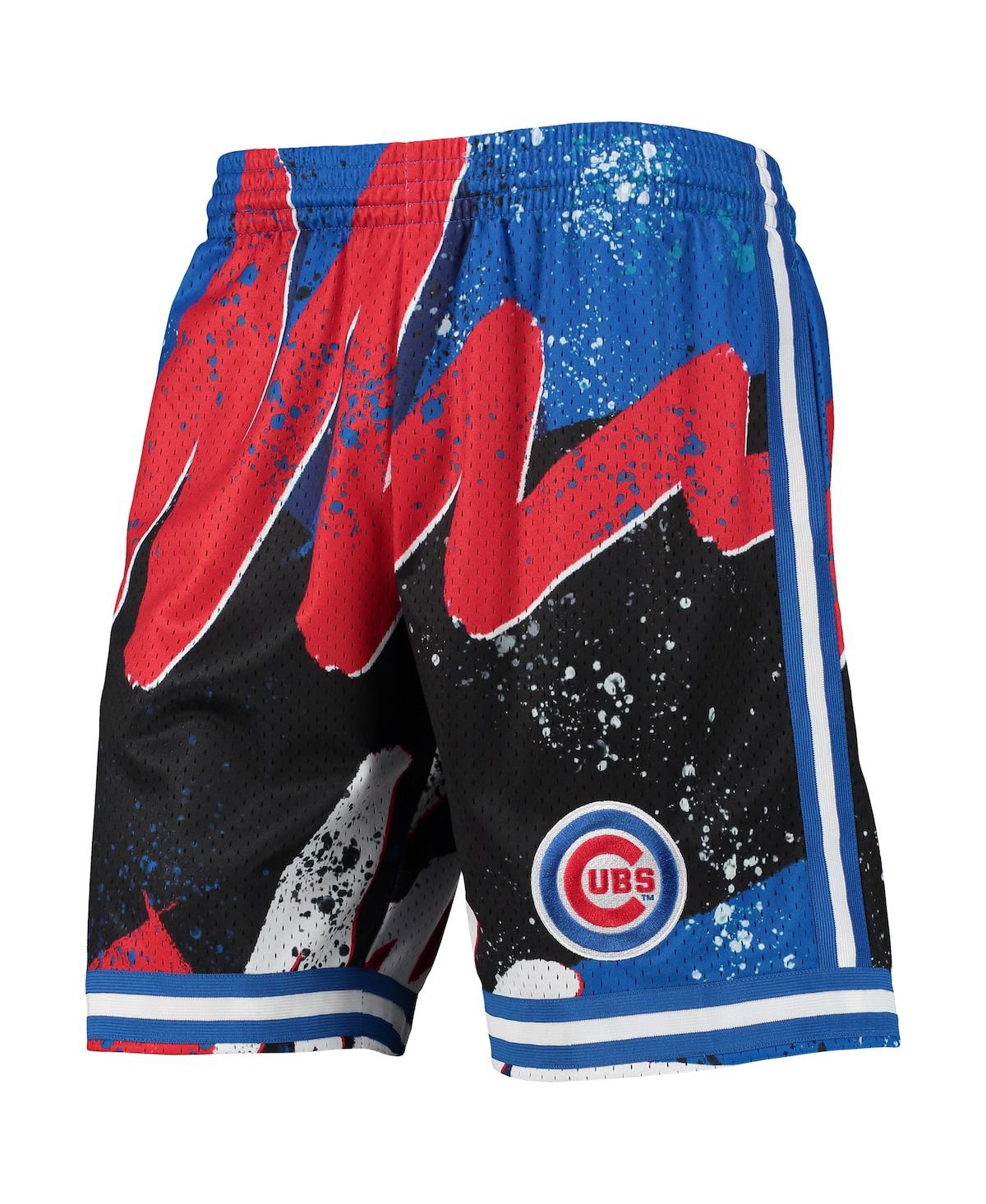 Shop Mitchell & Ness Men's  Royal Chicago Cubs Hyper Hoops Shorts