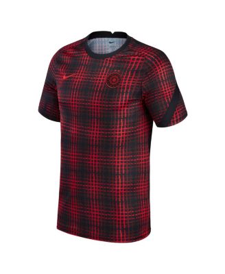 Men's Black Portland Thorns FC 2021/2022 Pre-Match Performance Top