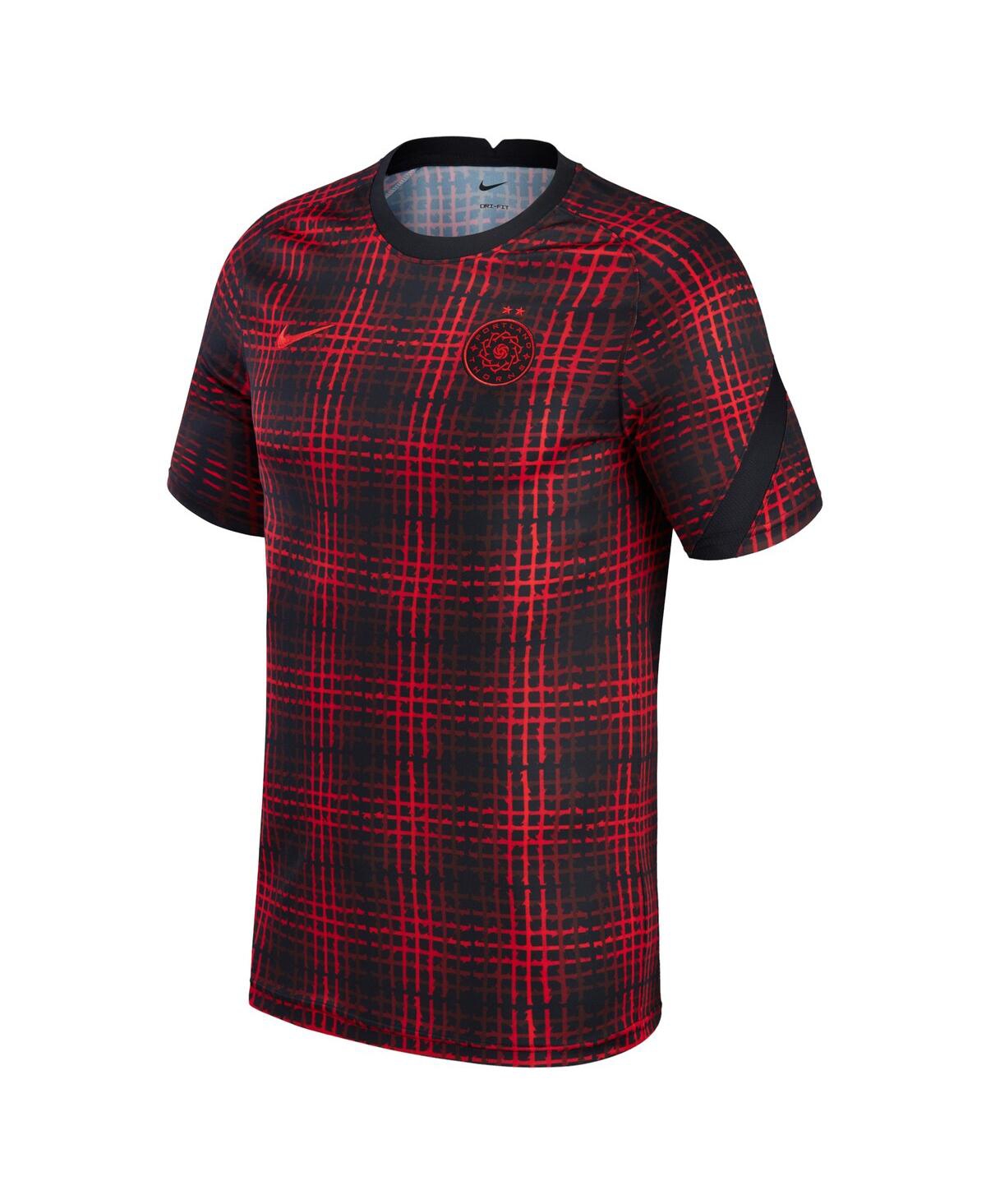 Men's NikePortland Thorns Fc 2021/2022 Pre-Match Performance Top - Black