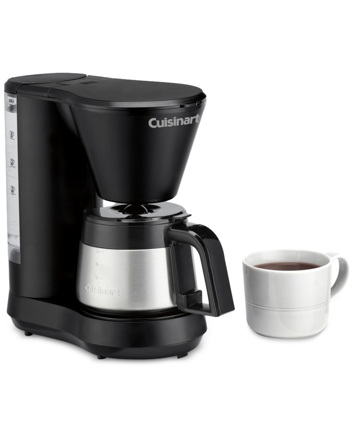 Cuisinart 5-cup Stainless Steel Carafe Coffeemaker In Black