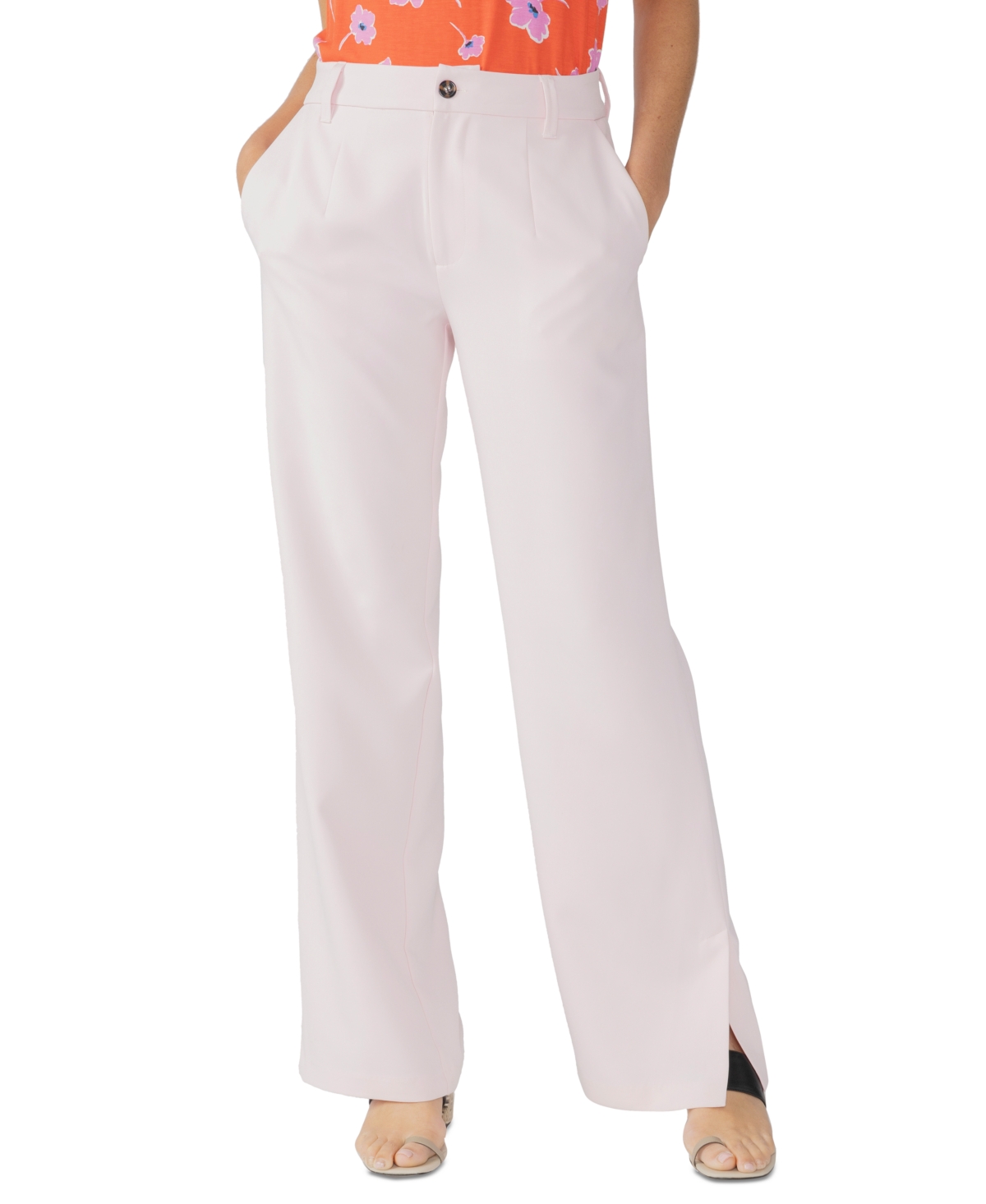 Sanctuary Noho Woven Pants In Washed Pink