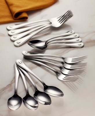 French Perle Dinner Forks, Set of 4