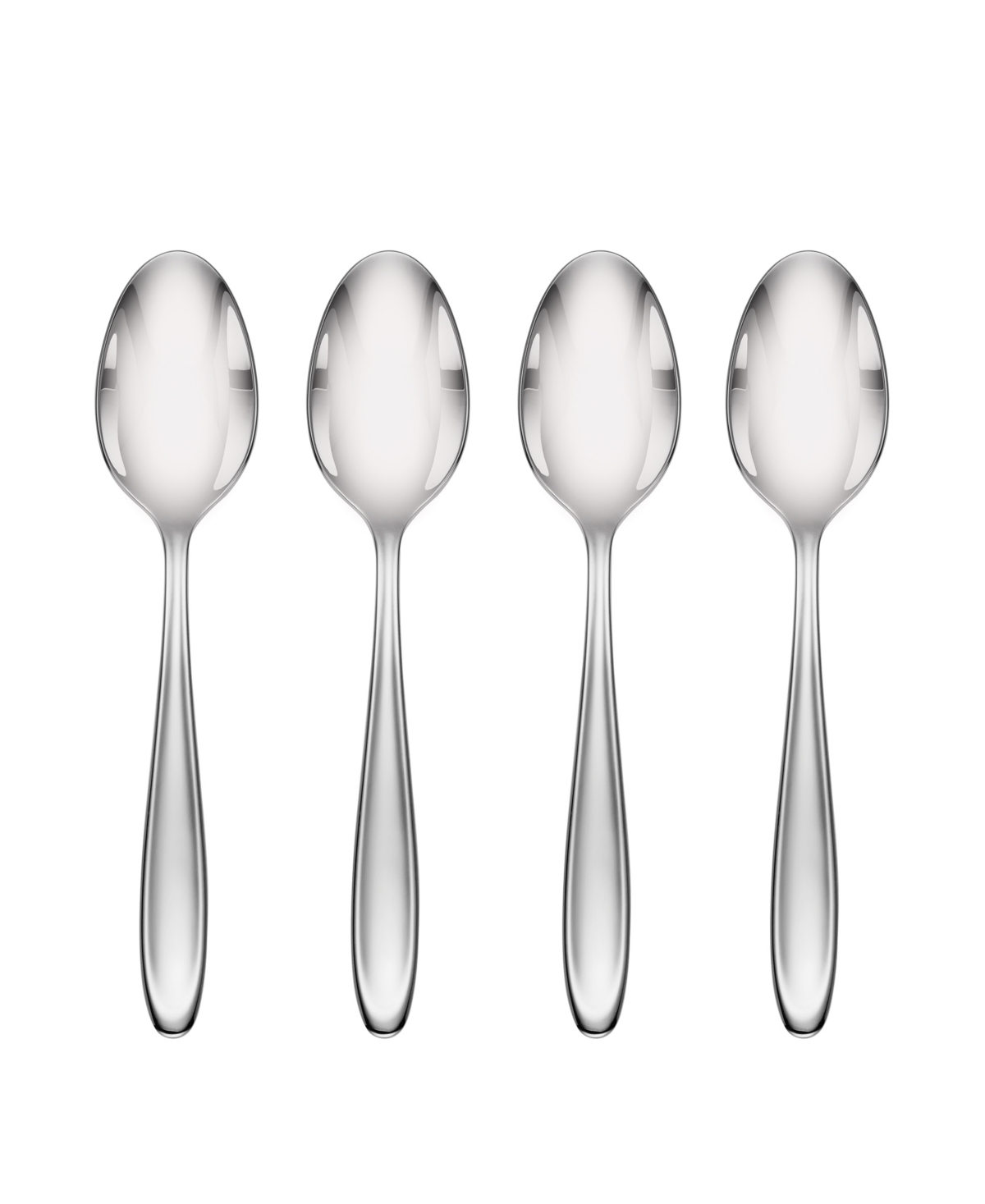 Shop Lenox Cantera Dinner Spoons, Set Of 4 In Metallic And Stainless