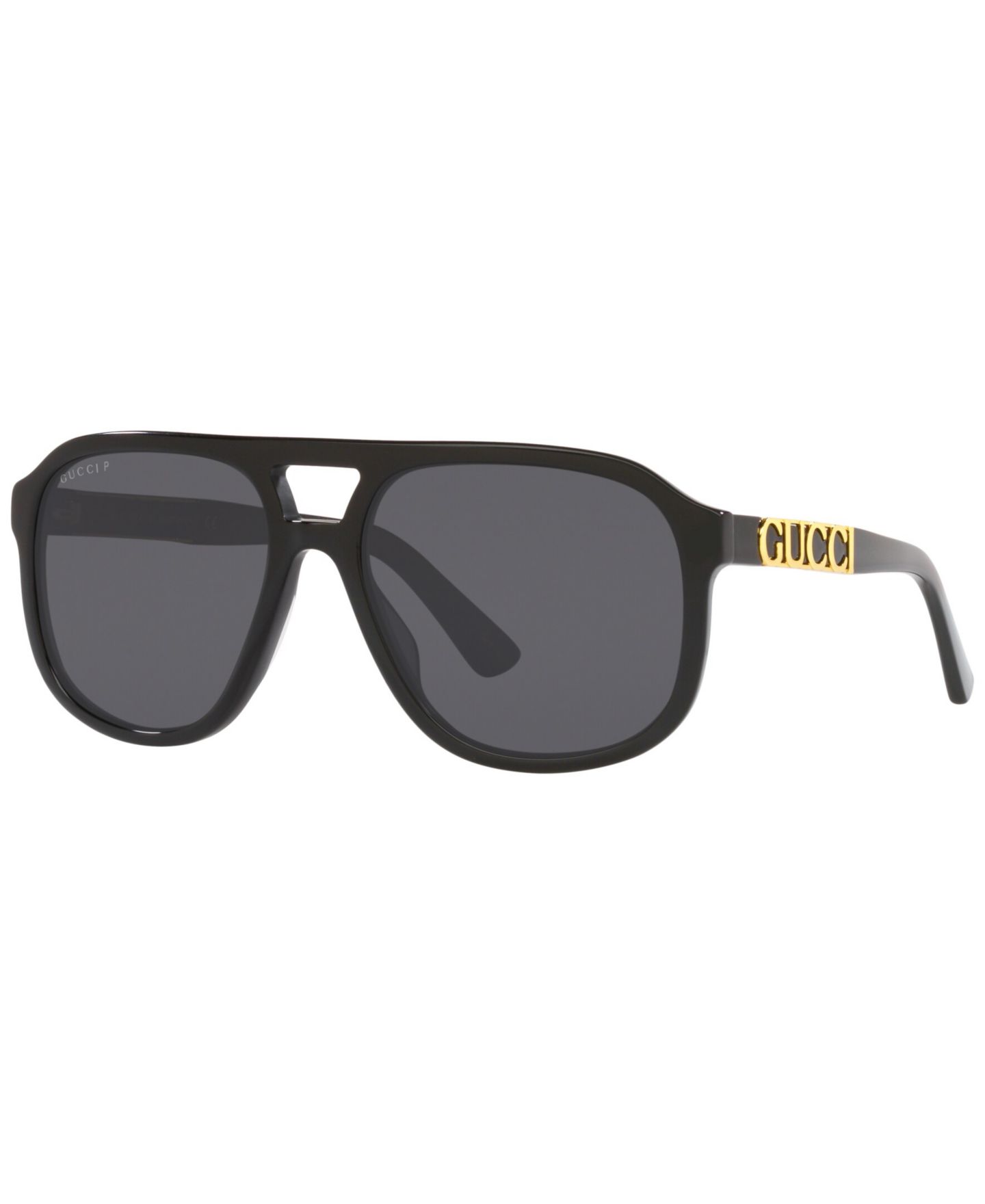 Солнцезащитные очки Gucci Unisex Polarized Sunglasses, GG1188S, цвет: Чёрный — фото 1