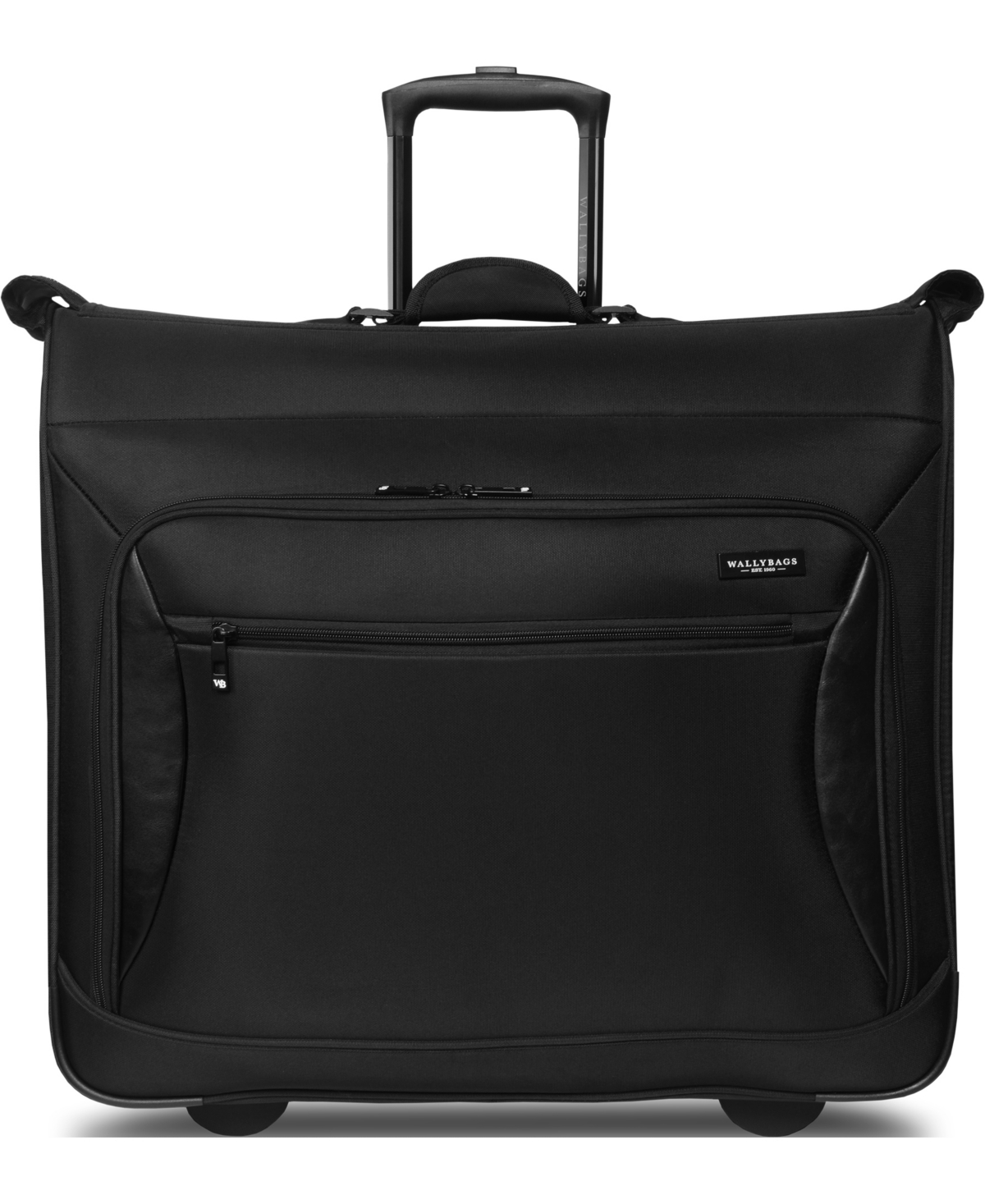 45" Premium Rolling Garment Bag with Multiple Pockets - Black