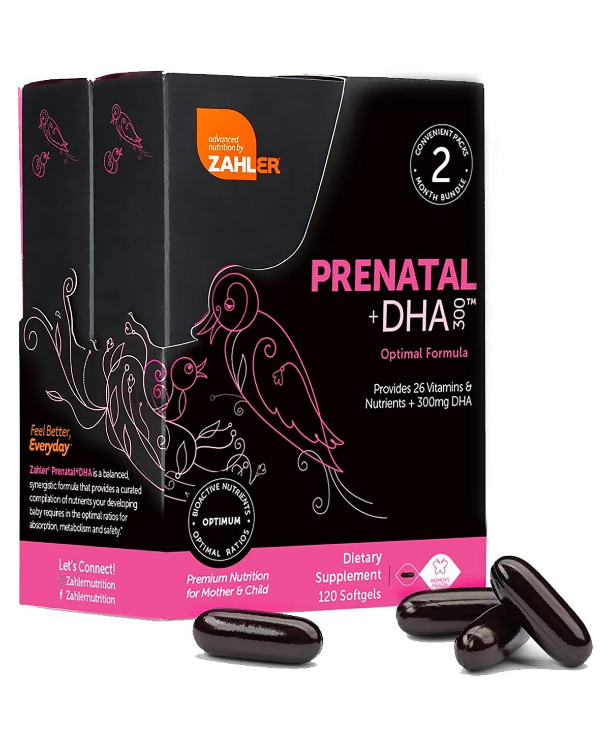 Prenatal Vitamin with Dha & Folate for Mother & Child - 120 Softgels
