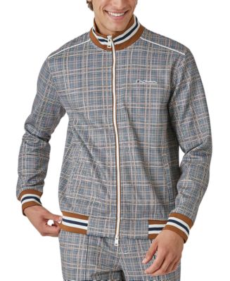 Ben Sherman Men s Glen Plaid Zipper Track Jacket Macy s