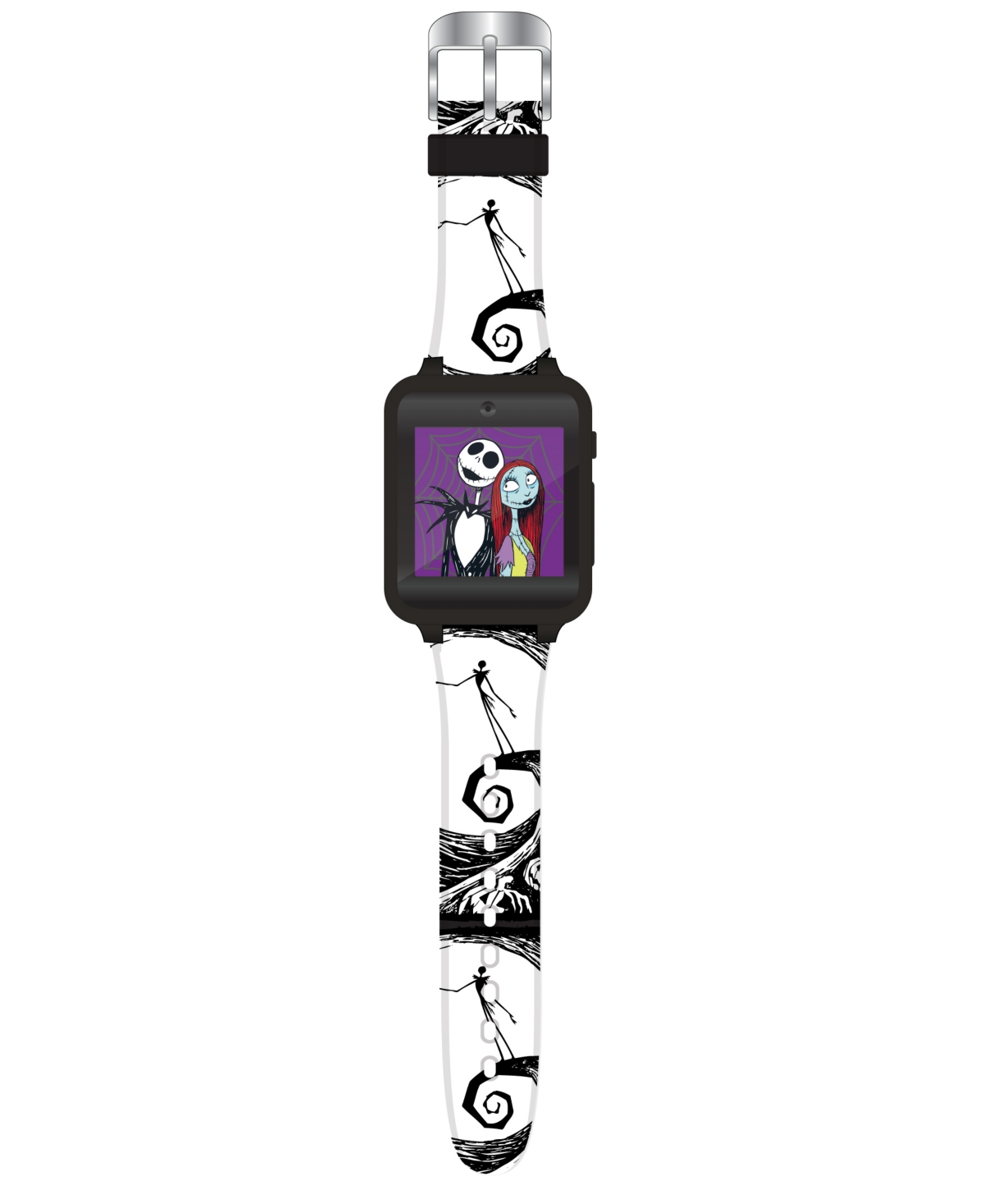 Disney Children's Nightmare before Christmas Black Silicone Smart Watch 38mm