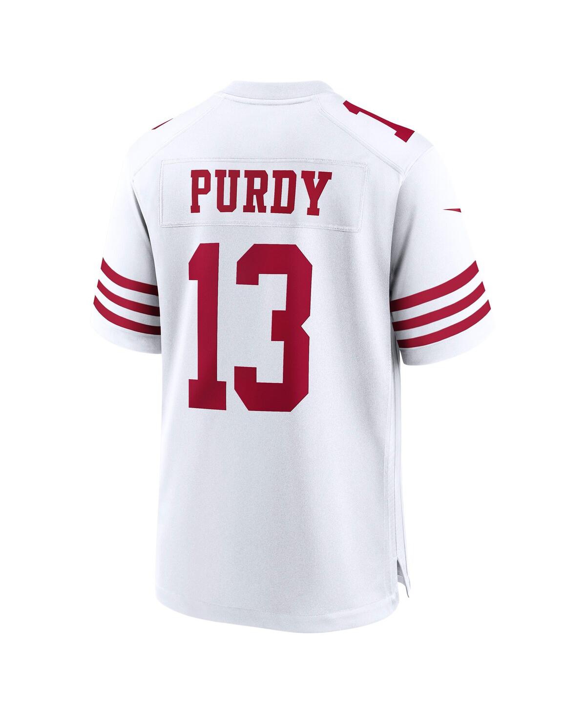 Men's Nike Brock PurdySan Francisco 49ers Game Player Jersey - White
