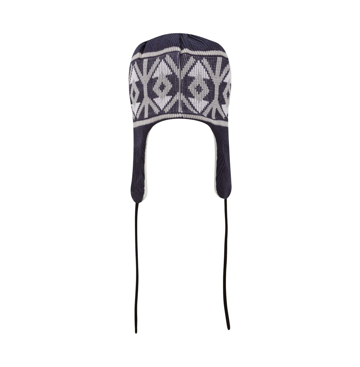 Мужской головной убор New Era Navy Dallas Cowboys Knit Trapper Hat — фото 2