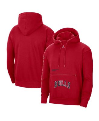 Men s Jordan Red Chicago Bulls Courtside Statement Edition Pullover Hoodie Macy s