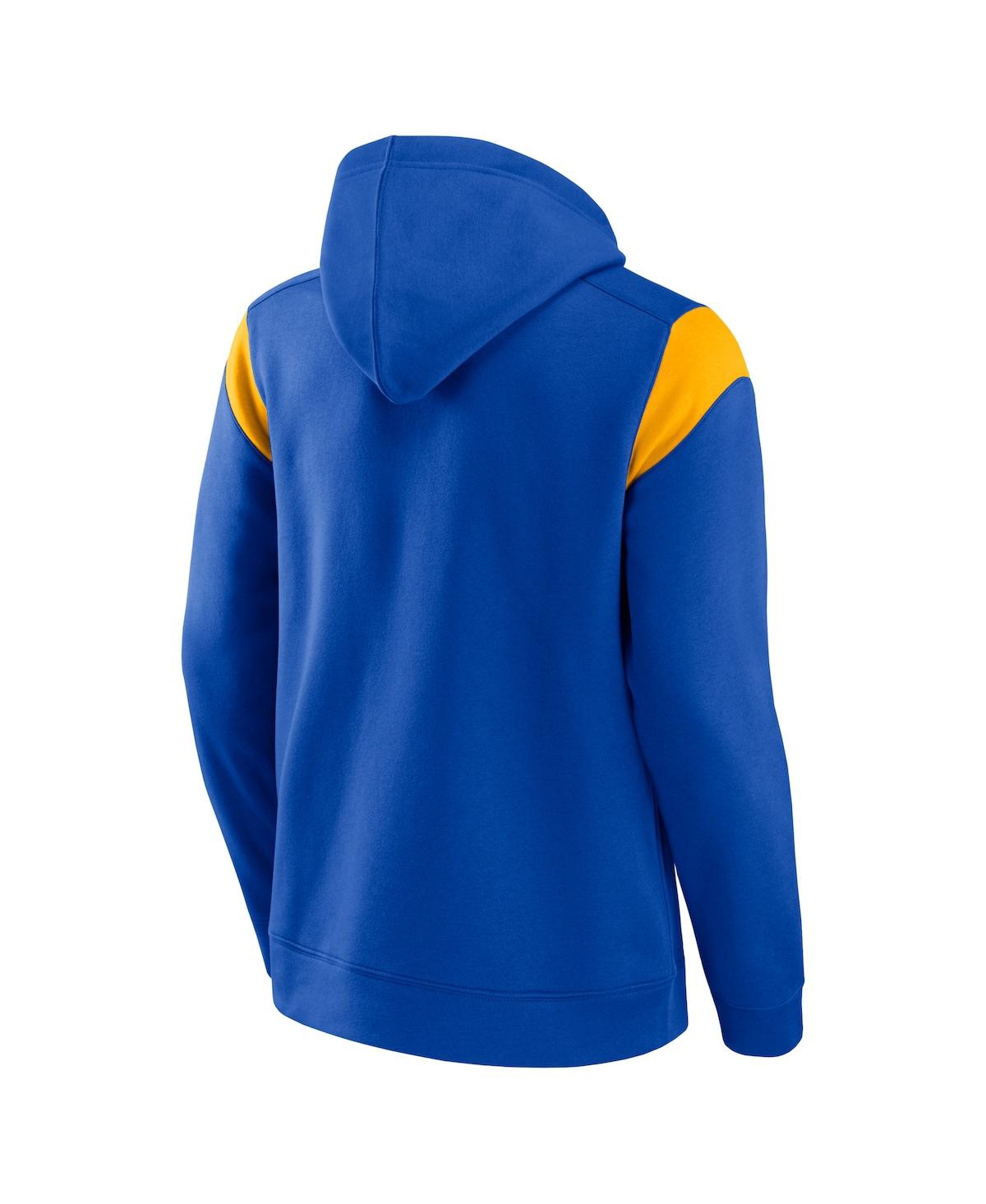 Fanatics Branded Royal Los Angeles Rams Call The Shot Pullover Hoodie In Royal
