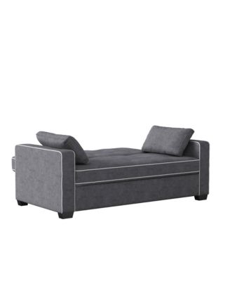 72.6" W Polyester Augustus Queen Convertible Sofa