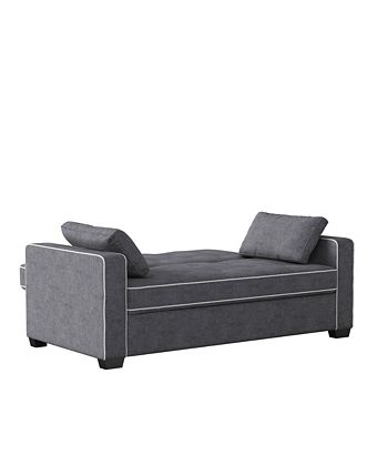 Serta Augustus Queen Size Convertible Sofa Macy s