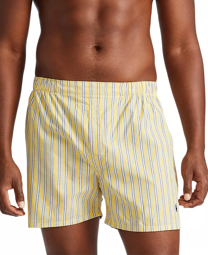 Men's 3-Pack Classic Woven Cotton Boxers - thumbnail 5