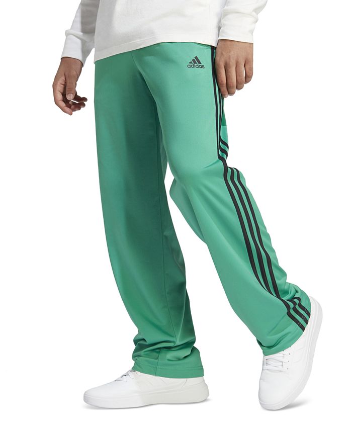 adidas Men's Primegreen Essentials Warm-Up Open Hem 3-Stripes