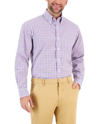 Club Room - Men's Classic/Regular-Fit Plaid Dress Shirt