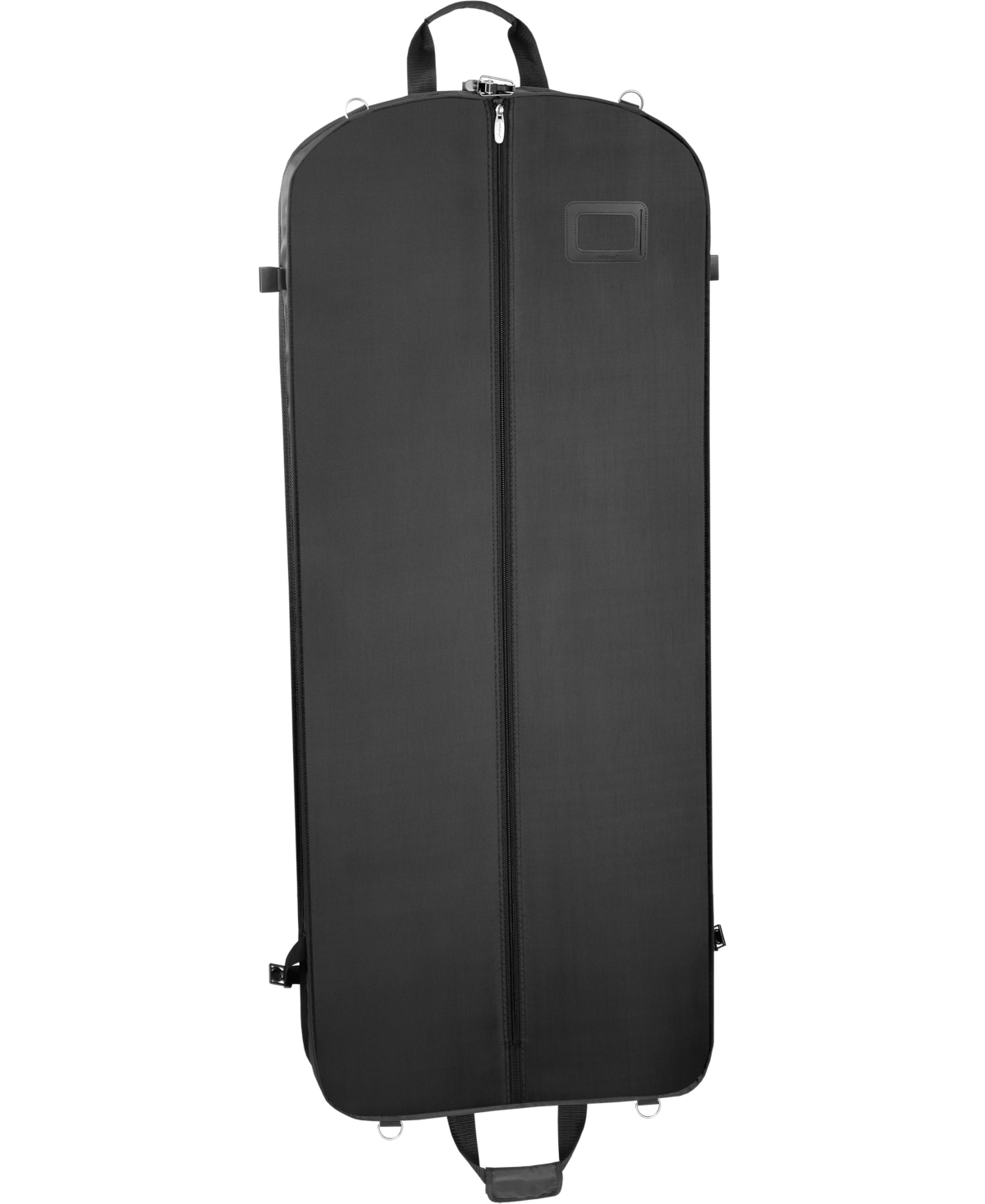 Wallybags 52" Premium Travel Garment Bag With Shoulder Strap And Two Large Pockets In Black