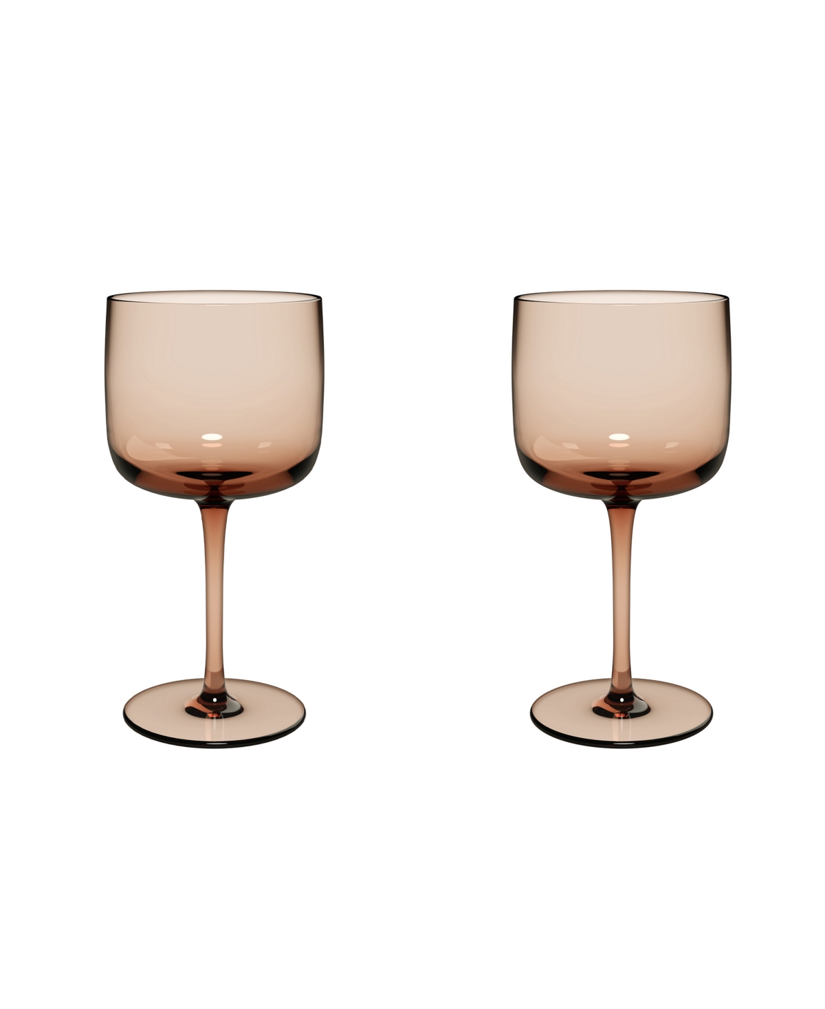 Villeroy & Boch Clay Wine Glass Glasses, Set Of 2 In Clay