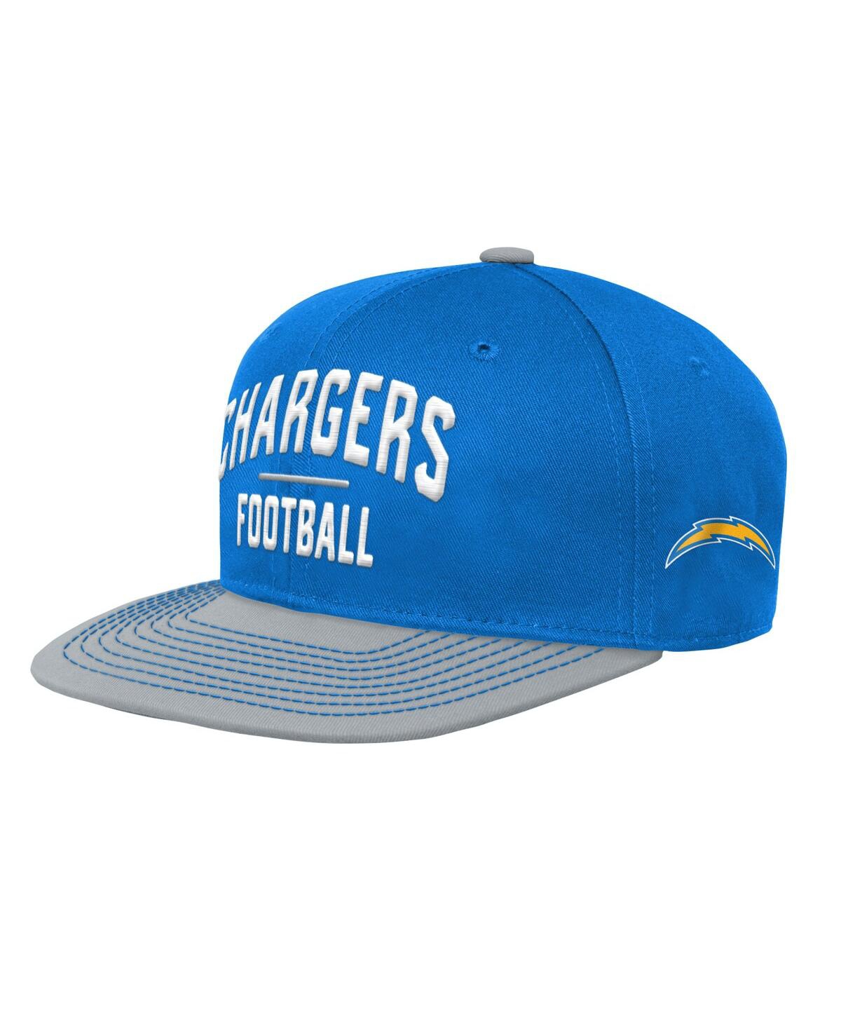 Outerstuff Babies' Preschool Boys And Girls Powder Blue Los Angeles Chargers Lock Up Snapback Hat
