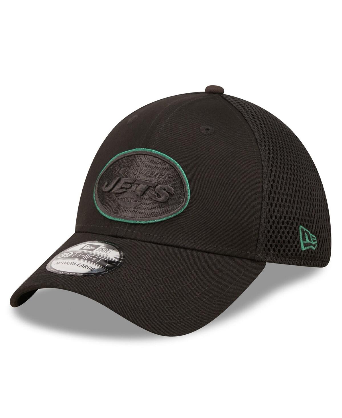 Men's New EraNew York Jets Team Neo 39Thirty Flex Hat - Black