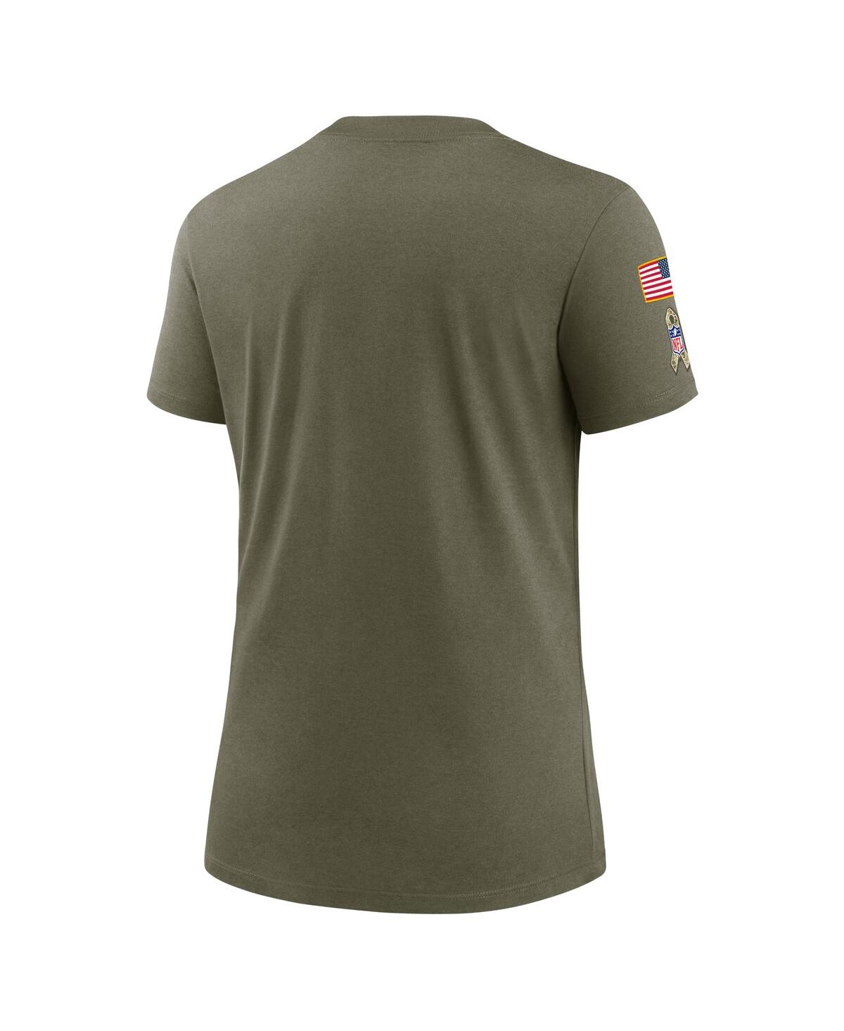 Shop Nike Women's  Olive Chicago Bears 2022 Salute To Service Legend T-shirt