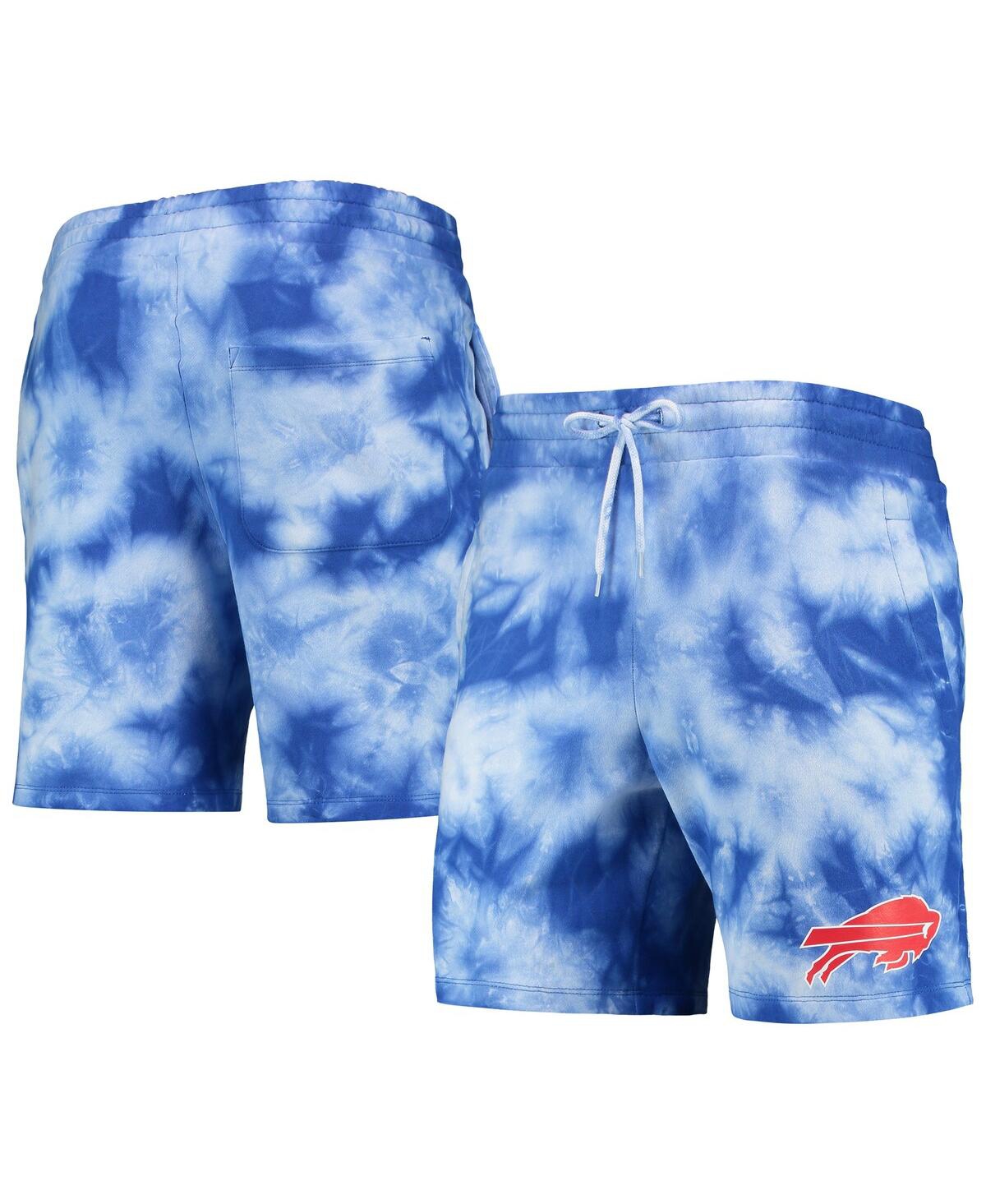 Shop New Era Men's  Royal Buffalo Bills Tie-dye Shorts