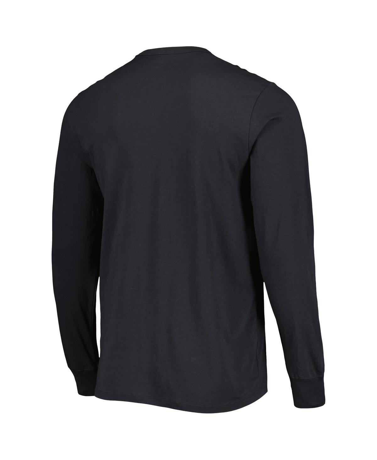 Men's '47 BrandLas Vegas Raiders Brand Wide Out Franklin Long Sleeve T-shirt - Black