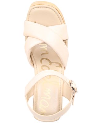 Sam Edelman Suzannah Strappy Wooden Platform Sandals