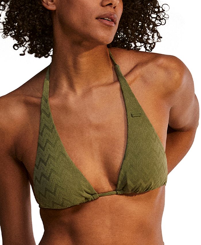 inch monteren Beoordeling Roxy Juniors' Current Coolness Elongated Triangle Bikini Top & Reviews -  Swimsuits & Cover-Ups - Women - Macy's
