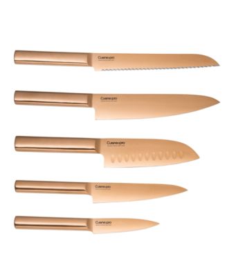 Cuisine::pro® Daisho Nara Knife Block Copper Set, 6 Piece - Macy's