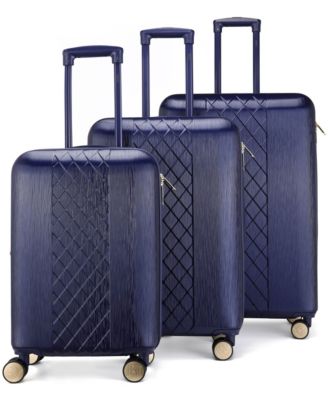 Badgley Mischka Diamond 3 Piece Expandable Luggage Set & Reviews ...