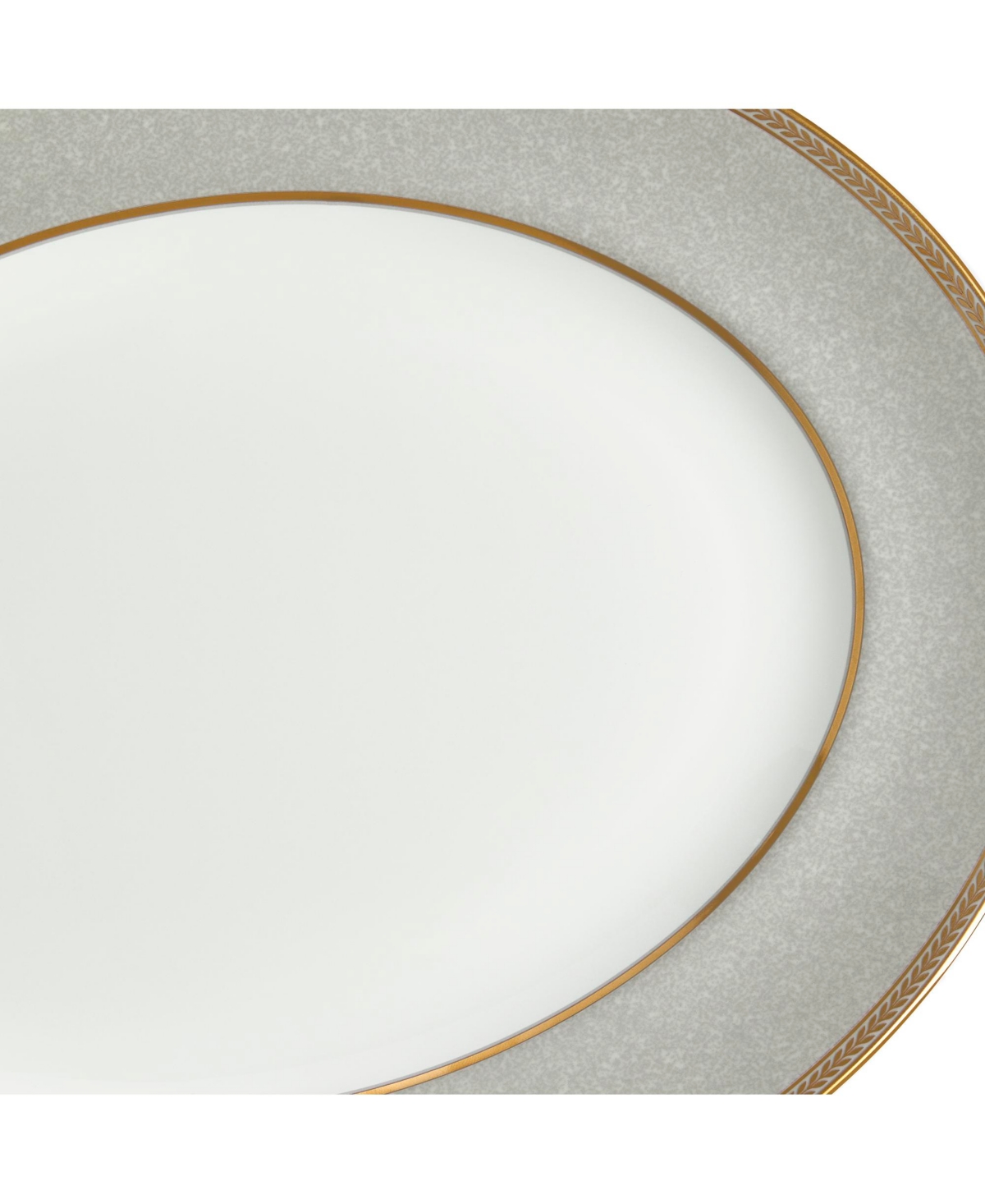 Renaissance Grey Oval Platter