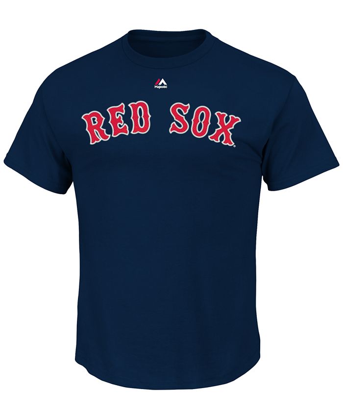Dustin Pedroia Boston Red Sox Majestic Logo Official Name & Number