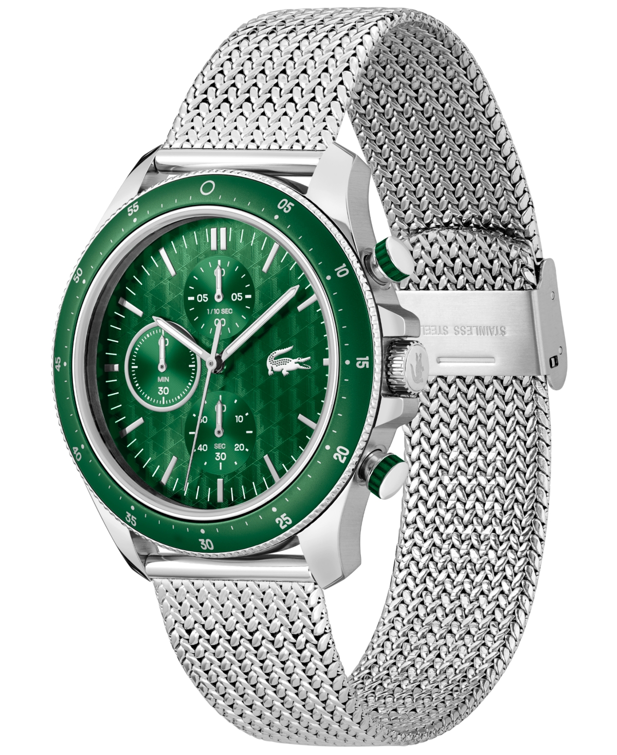 Lacoste Men's NeoheritageMesh Bracelet Watch 42mm - Stainless Steel